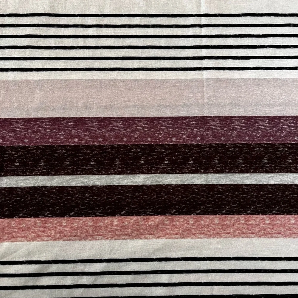 Striped Sleep Shirt Pajamas Lace Pocket Women’s Size XL Comfy Bed Shirt PJ's